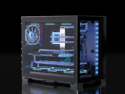 Cooler Power - Lian Li Mini (7800X3D / RTX 4080S) - 
CPU: AMD RYZEN 7800X3D
RAM: 2 X 32GB RGB DDR5
GPU: RTX 4080 Super
SSD: 1 X 2TB NVME
PSU: 1000W
Cooling Type: Custom Loop
System: Windows 11 Pro Included
WIFI: inclu