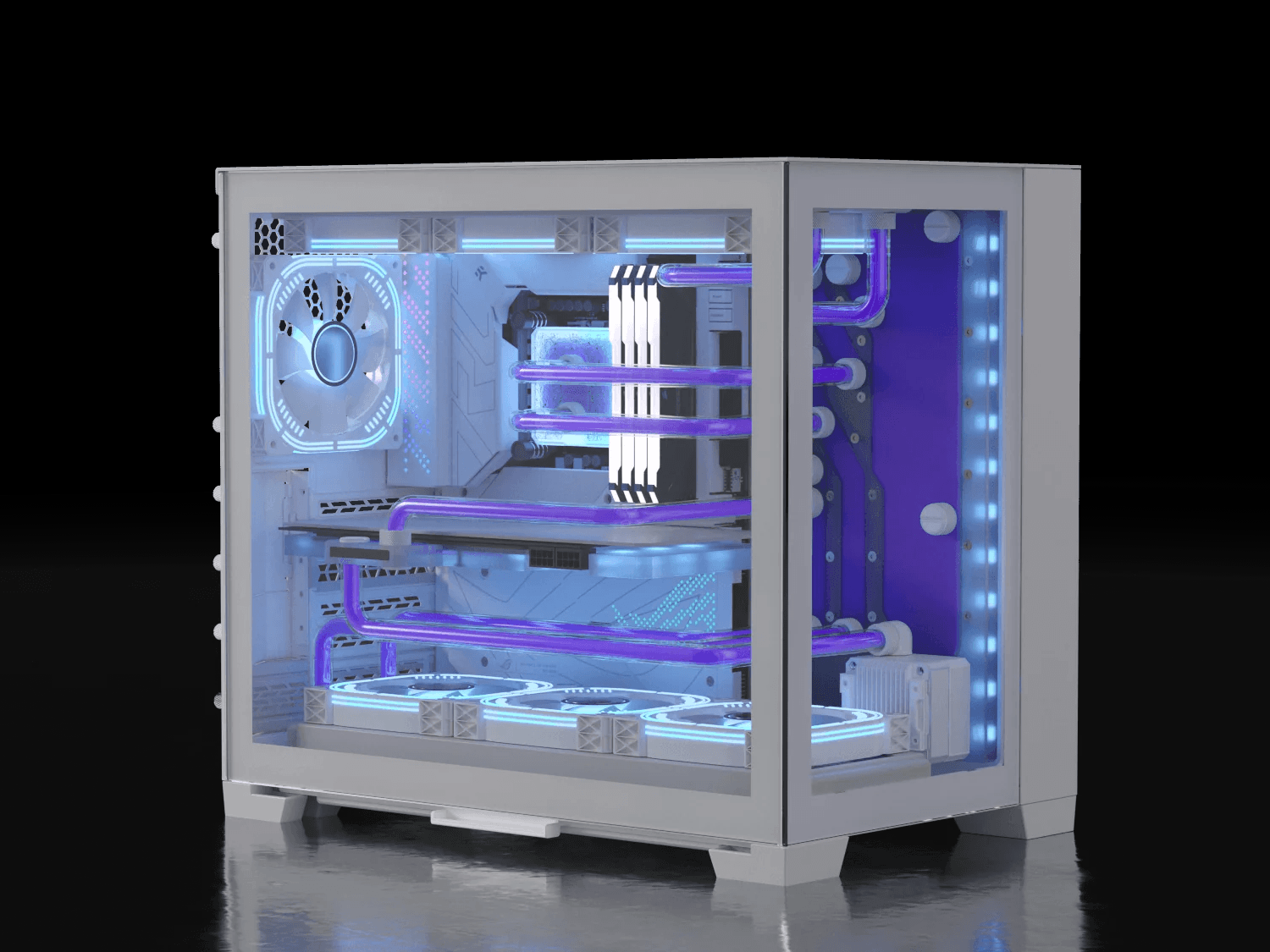 Gaming Pc Lian Li O11 Dynamic Mini White Build Pre-Built) Gaming